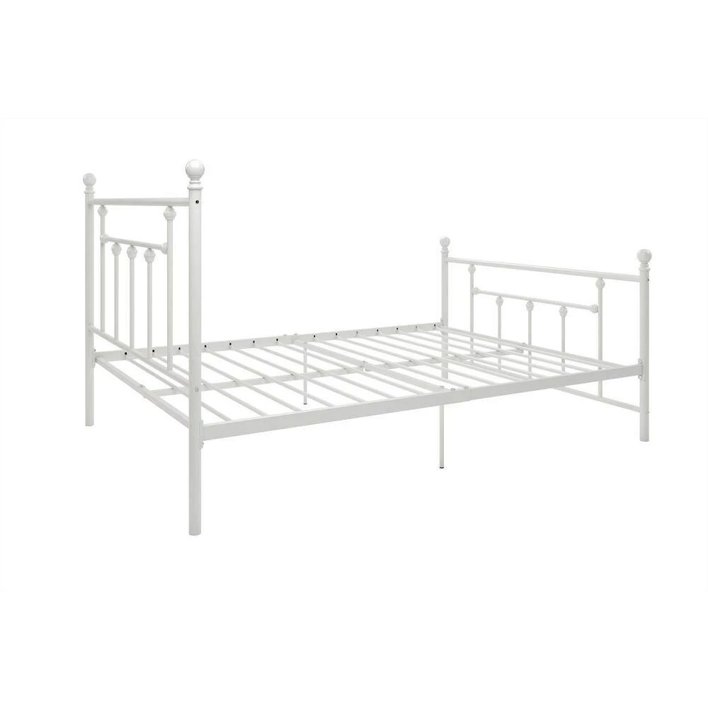 Mia White FullMetal Bed Frame by DHP - Image 8