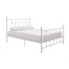 Mia White FullMetal Bed Frame by DHP