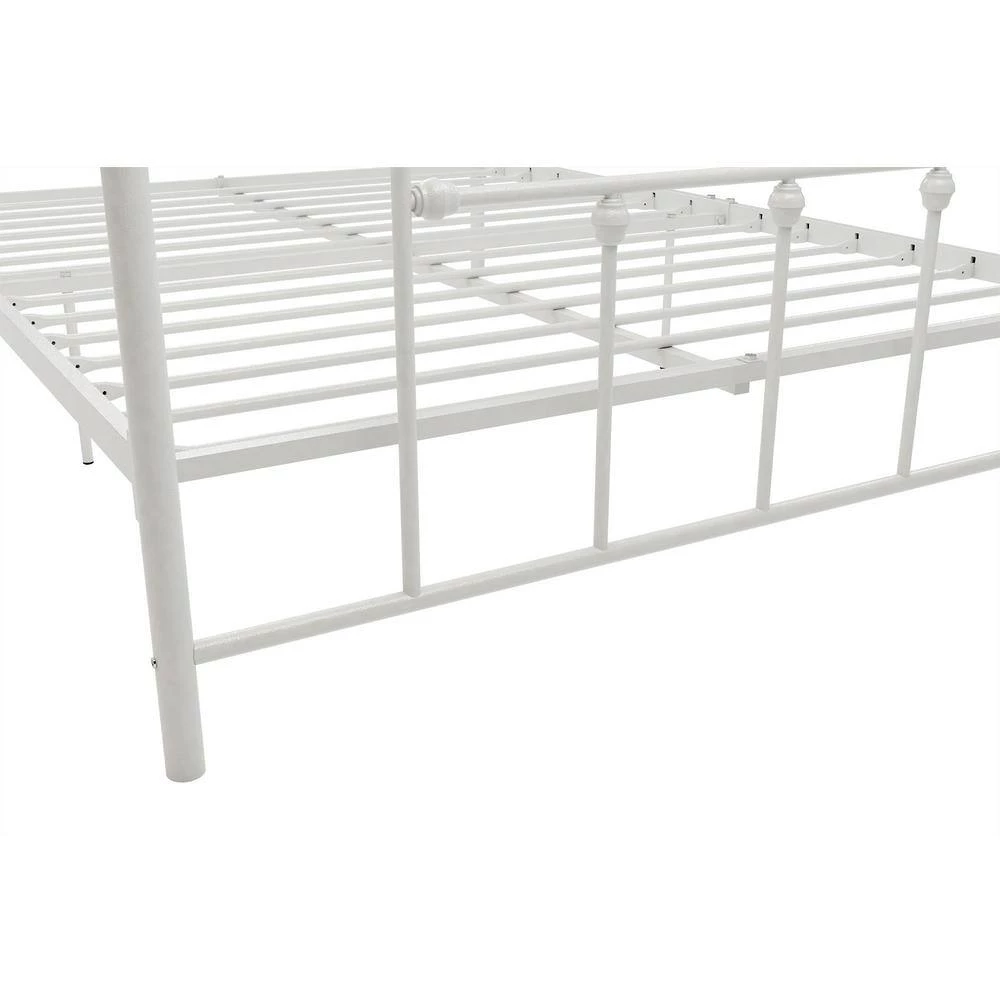 Mia White FullMetal Bed Frame by DHP - Image 6