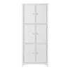 Bradstone White 6 Door Storage Cabinet by Home Decorators Collection