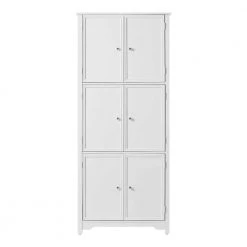 Bradstone White 6 Door Storage Cabinet by Home Decorators Collection