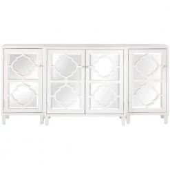 Reflections White Mirrored Console Table by Home Decorators Collection