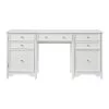 Bradstone 63 in. White Executive Desk by Home Decorators Collection