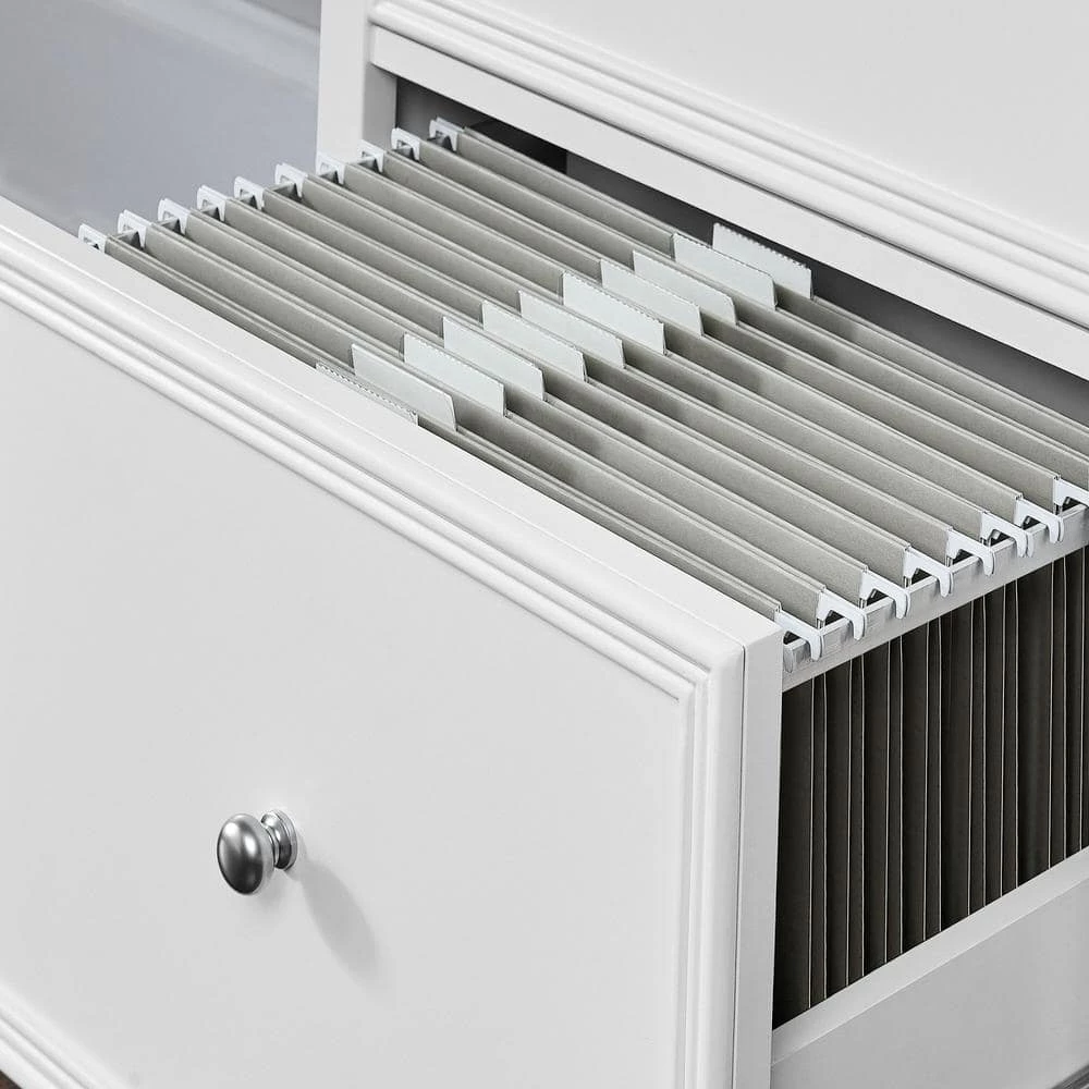 Bradstone 2 Drawer White File Cabinet by Home Decorators Collection - Image 4