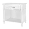 Bellmore 1-Drawer White Nightstand (32 in. W x 18.75 in. D x 30.5 H) by Home Decorators Collection