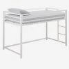Mabel White Metal Junior Loft Bed by DHP