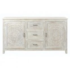 Chennai 3-Drawer White Wash Dresser by Home Decorators Collection
