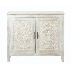 Chennai White Wash Nightstand by Home Decorators Collection