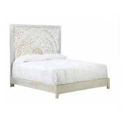 Chennai Whitewash King Bed by Home Decorators Collection