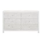 Nadia Carved 6-Drawer Whitewash Dresser (38 in. H x 64 in. W x 16 in. D) by Home Decorators Collection